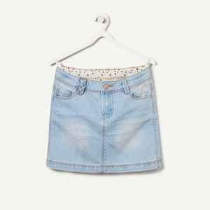 Jean mini skirt